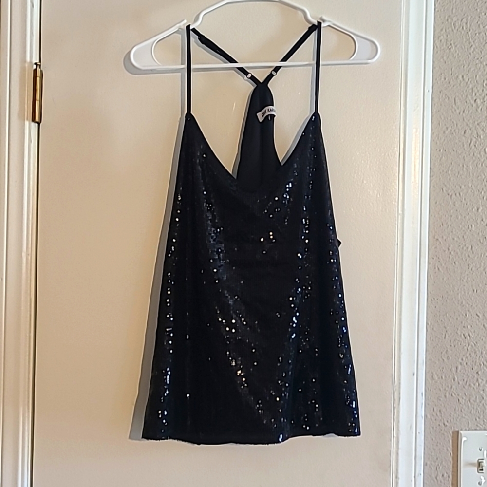 Sparkly Black Tank